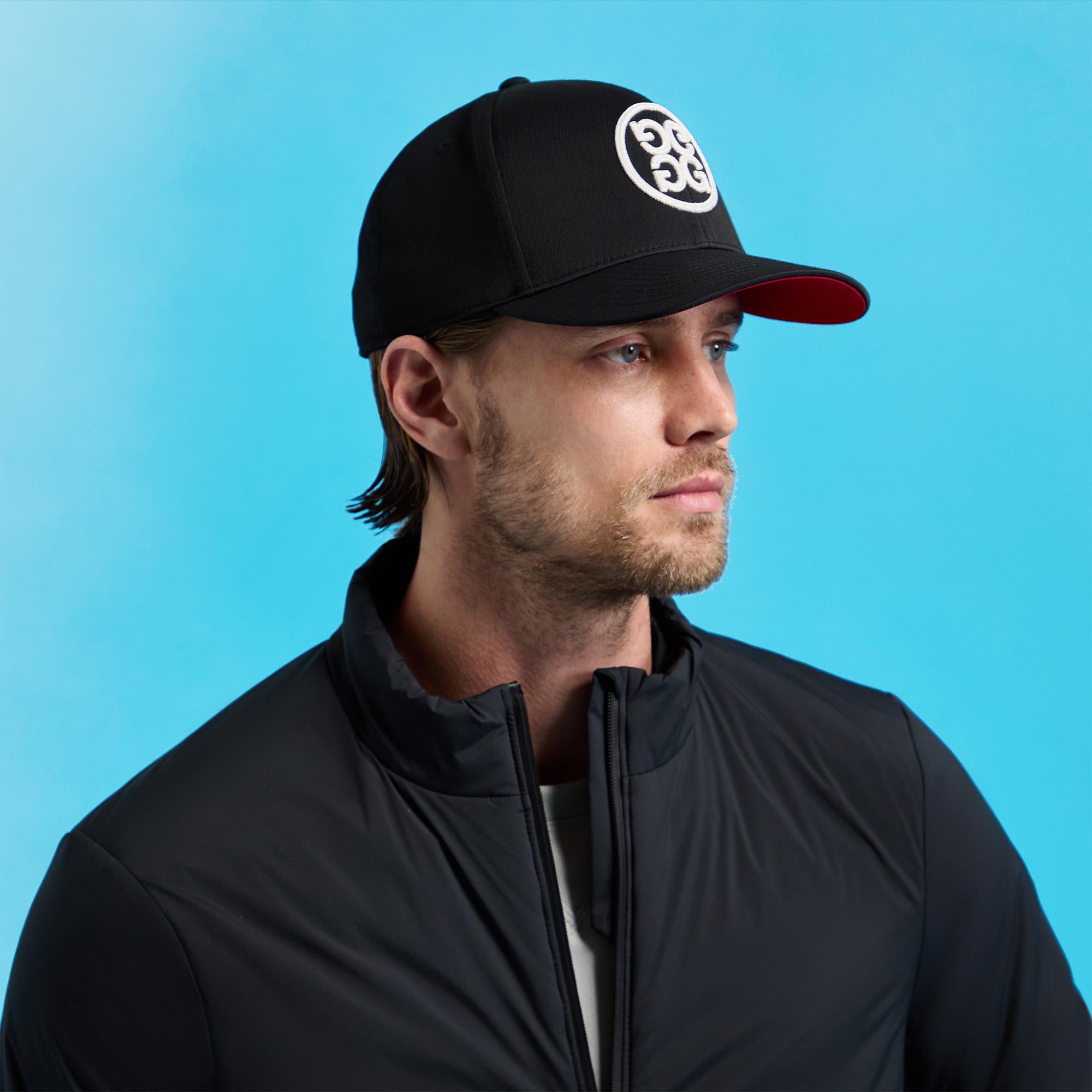 G/FORE Circle G's 110 Stretch Twill Snapback Onyx/Snow